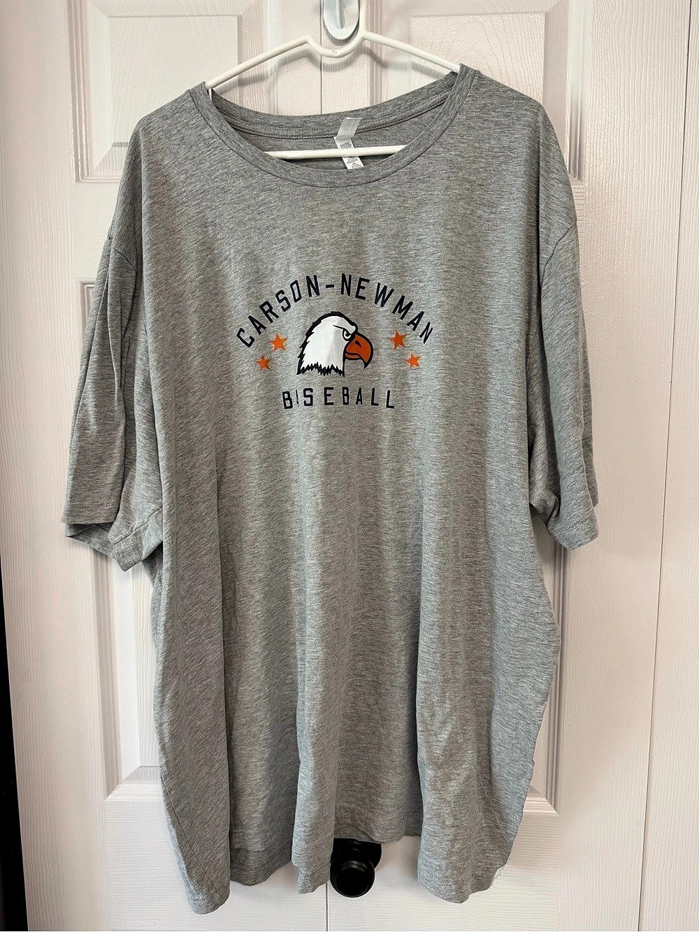 Bella Canvas “Carson-Newman Baseball” Graphic Tee in Gray